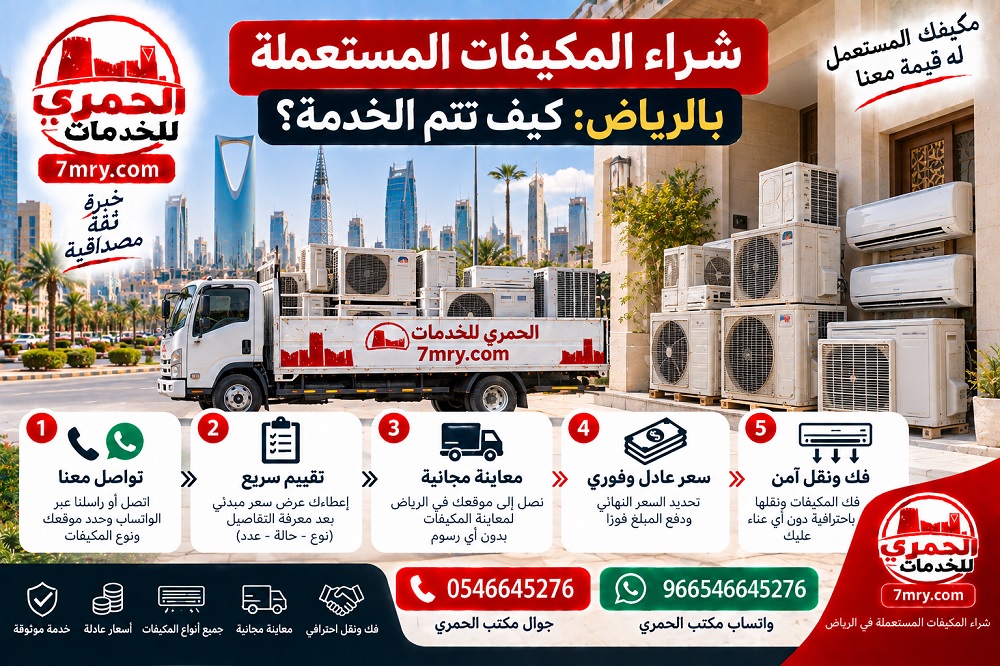 شراء المكيفات المستعملة بالرياض كيف تتم الخدمة؟